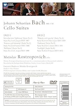 Amazon.com: Rostropovich: Bach Cello Suites : Mstislav